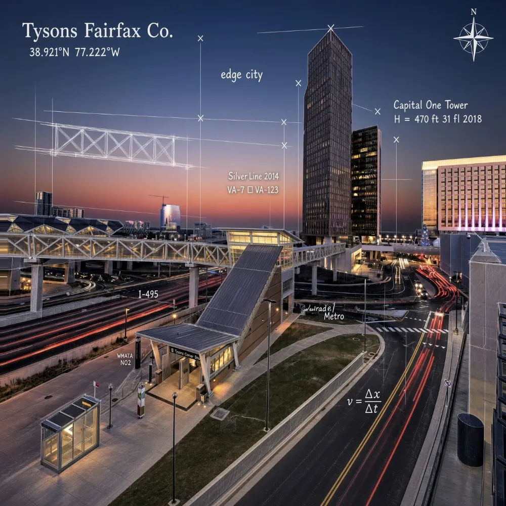 Tysons Corner, Fairfax County — Sovereign Wealth Management headquarters area